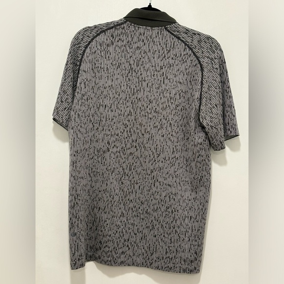 Lululemon Metal Vent Tech Polo 2.0 Space Code Graphite Grey / Vapor. size M - Picture 3 of 9
